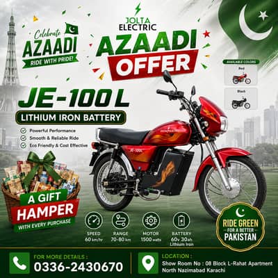 Jolta JE-100L Azaadi Offer . . . . . . . . . . .