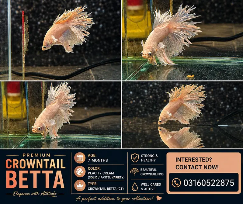 Premium Crowntail Betta for Sale