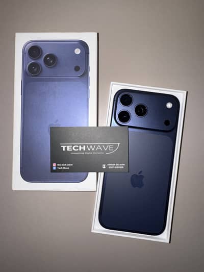 17 Pro Max 256gb Blue LLA Non PTA Factory Unlocked with box