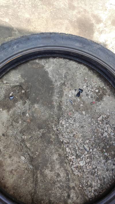 servic tyre and tube  front wheel yamaha ybz