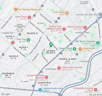 Prime Location 300 Square Yards Residential Plot For Sale In Federal B Area - Block 6 Karachi