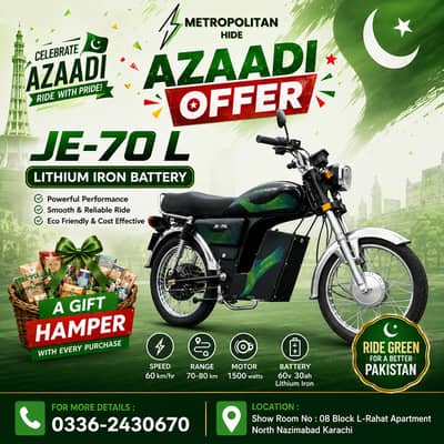 Electric Bike Azaadi offer . . . . . . . . Jolta