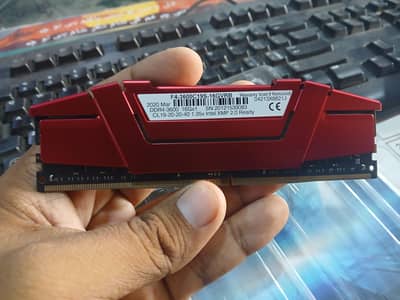 Used Gskill Ripjaw V 16gb DDR4 3600Mhz CL19 Gaming Ram with packing