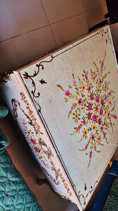 Beautiful Hand-Painted Decorative Table