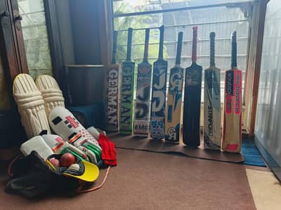 Bats & Cricket kit for sale