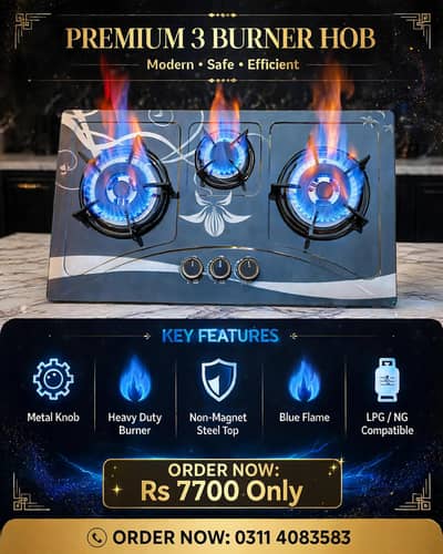 IMPOTAD ELECTRIC KITCHEN GAS STOVE HOB LPG NG CHULHA / 03114083583