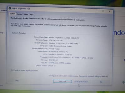 Hp Laptop for Sale