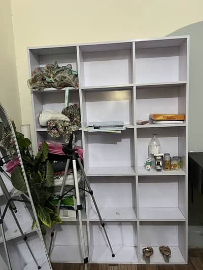 Almost New White Storage Rack – 1 Month Used