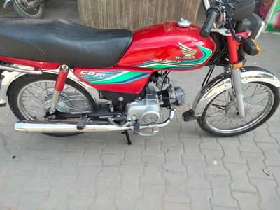 Honda CD 70 2017 model bike 10 Bata 10 theek hai argent for sale