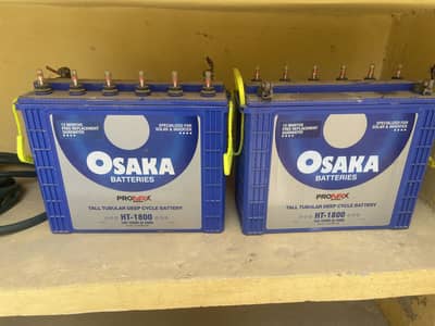 Two 185ah osaka batteries