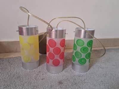 Ceiling Hanging Lamps (set of 3)