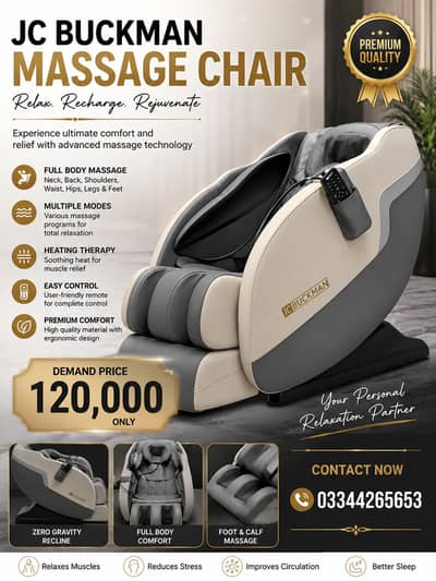 Massager Chair Jc BuckMan Chair Full Body Massager Chair