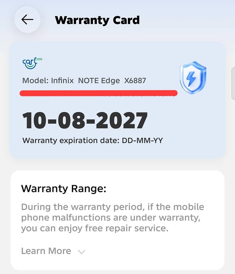 Infinix note edge 0