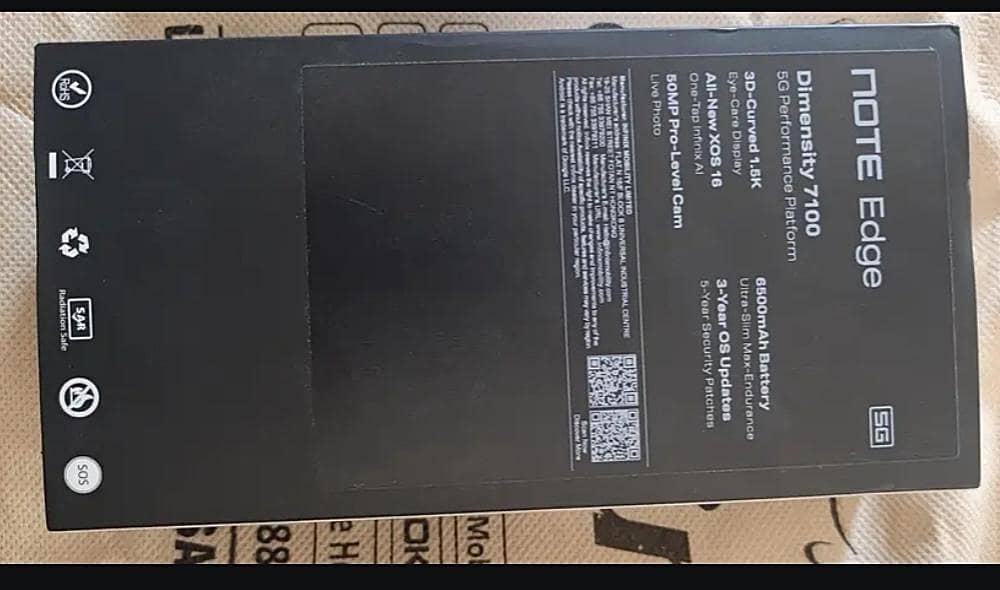 Infinix note edge 7