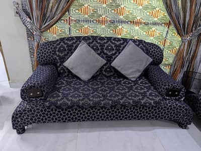 Beautiful wooden sofa set