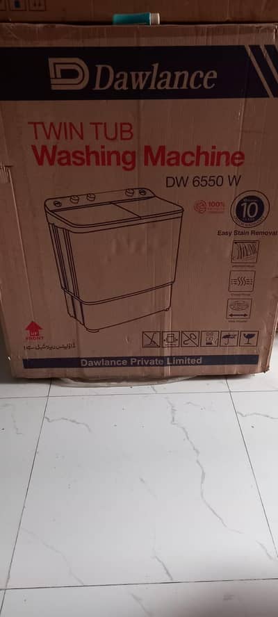 Dawlance Washing Machine Twin Tub Dw 6550 w
