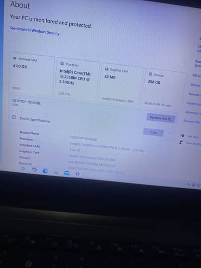 Asus Itel core i3 2nd generation laptop