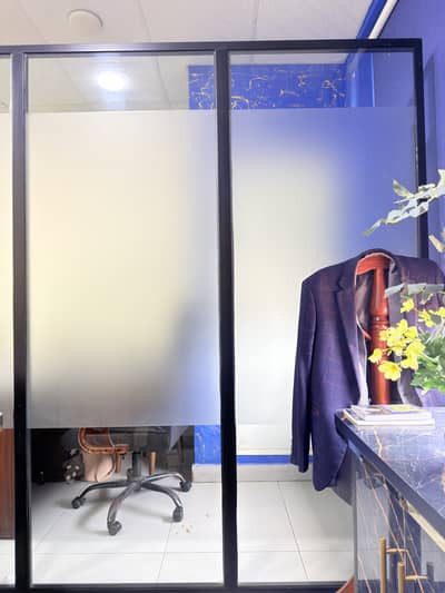 Office Glass Partion for sale 5 glasses 7 feet each 5-6 mm glass
