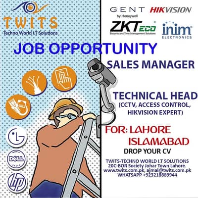 Job for Electrician/CCTV installer/Network installer