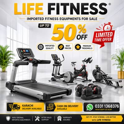 Imported running exercise machines gym equipments cash on delivery