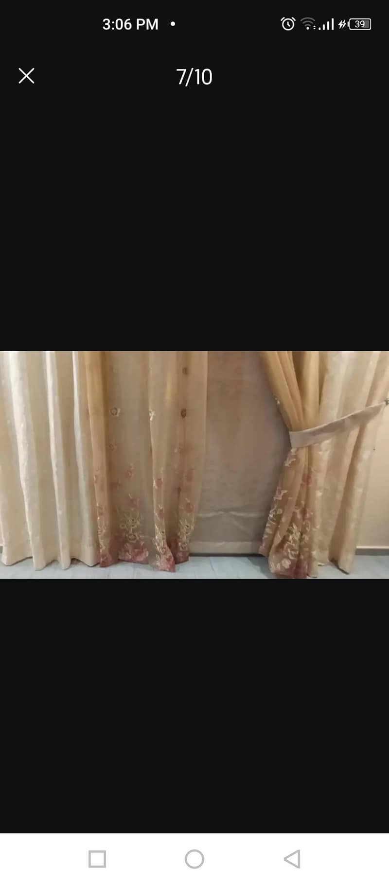 Blind & curtains set 1