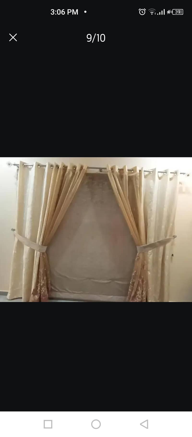 Blind & curtains set 3
