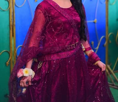 Full New Condition Lengha Choli & Gharara Only 1 time used for 3 hrs