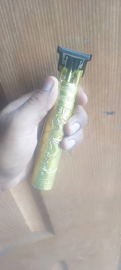 T9 Professional Hair Trimmer Machine - Rechargeable - Golden