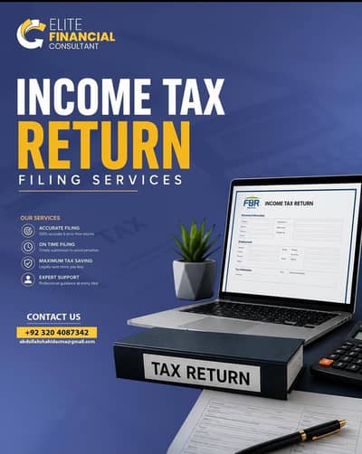 Tax Consultant, Sales Tax, Income Tax Return, FBR, Tax Filer, NTN,SECP