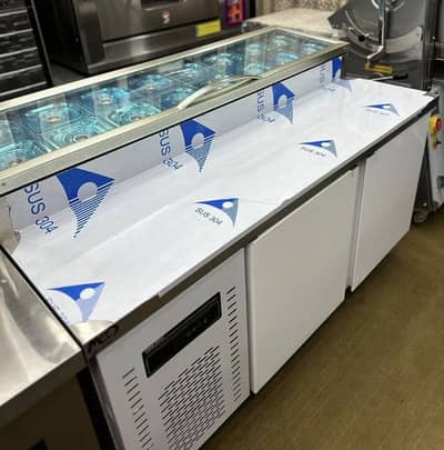 Pizza Preparation Table Pizza Oven Deep Fryer Rotary machine