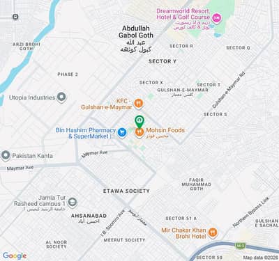200sqyard plot available on 70feet road Gulshan e maymar