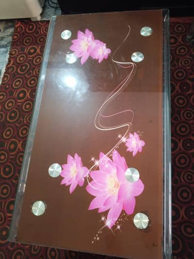 glass center table