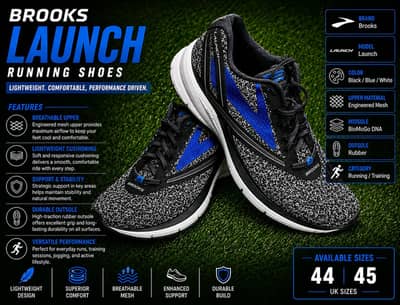 Brooks Running Shoes | Branded Thrift Shoes | Sports Sneakers