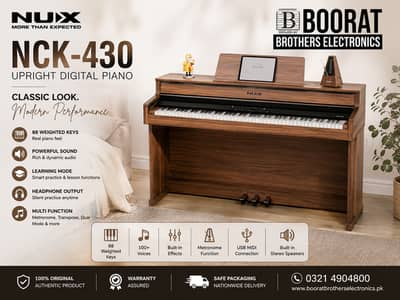 NUX NCK-430 88-key Digital Upright Piano | Grand Piano