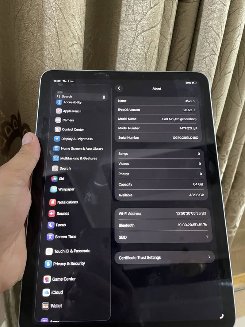 iPad air 4 2