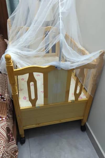 Wooden Baby Cot