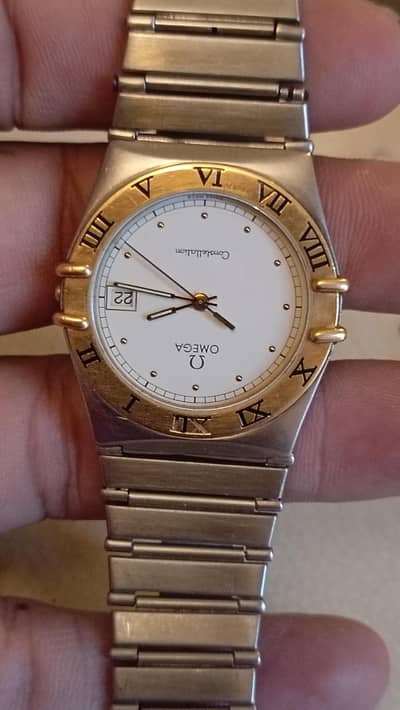 Omega Constellation Steel Gold Swiss Watch
