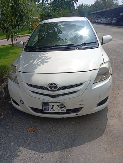 Toyota Belta Islamabad registered 2008 model 2010 registered
