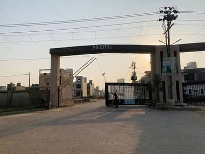 PRIME LOCATION G+1 MAP APPROVED PLOT FOR SALE 120 SQUARE YARD IN PS CITY 2 SCHEME 33 KARACHI