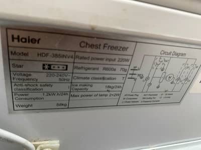 Deep/Chest Freezer Haier