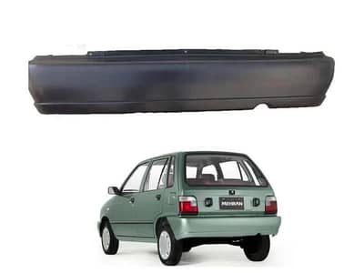 mehran back bumper black color