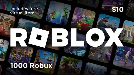 1050 Robux Gift Card (50% off!)