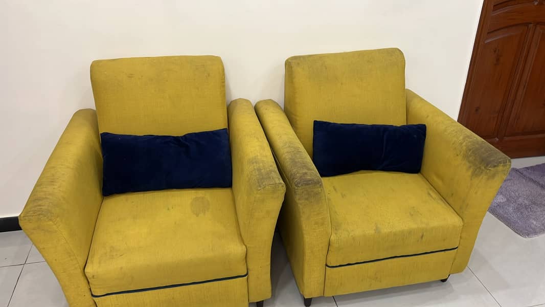 9-Seater Blue Sofa Set  Premium Quality 1
