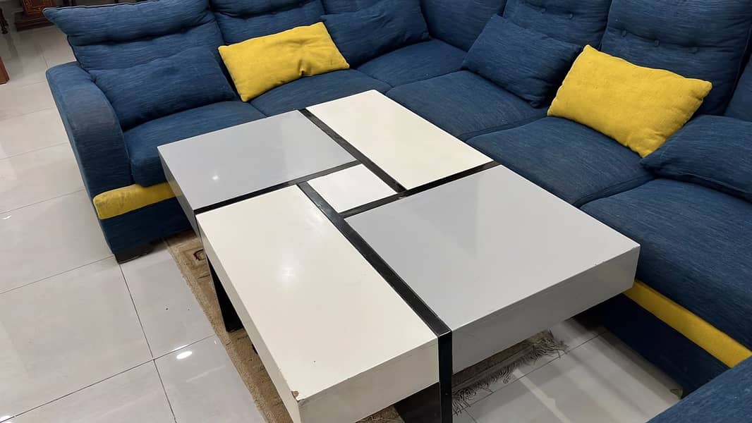 9-Seater Blue Sofa Set  Premium Quality 2