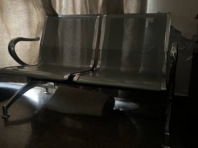 2 seater Steel Waiting Chairs