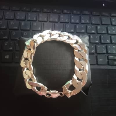 Pure 925 Italian Silver Cuban Link Bracelet - 90 Grams Heavy