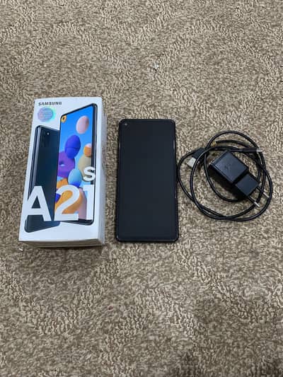 Samsung Mobile A21s with Complete Box
