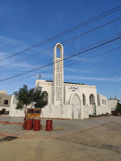 PRIME LOCATION 361 SQUARE YARD CORNER COMMERCIAL S. B PLOT FOR SALE MAIN 150 WIDE ROAD IN SECTOR Q GULSHAN E MAYMAR KARACHI
