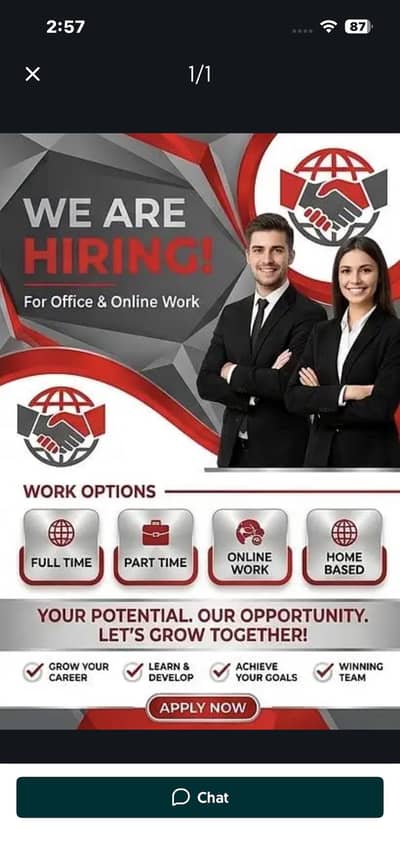 Need staff |female staff| Male staff| Jobs