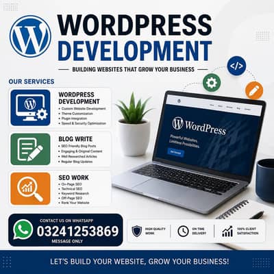 Professional WordPress Development, Blog Writing & SEO Services